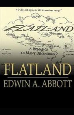 Book cover for "Flatland A Romance of Many Dimensions illustrated