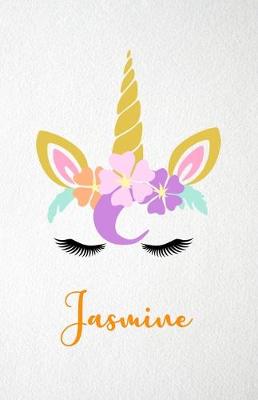 Book cover for Jasmine A5 Lined Notebook 110 Pages