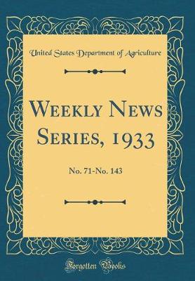 Book cover for Weekly News Series, 1933