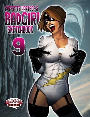 Book cover for BADGIRL SKETCHBOOK VOL.9-Kickstarter COVER