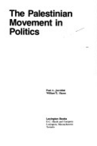 Cover of Palestinian Movement in Politics