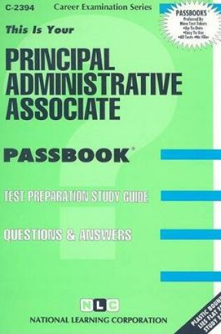 Cover of Principal Administrative Associate