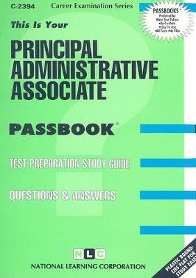 Book cover for Principal Administrative Associate