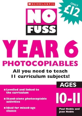 Book cover for No Fuss: Year 6 Photocopiables