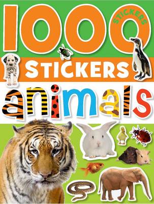 Book cover for 1000 Stickers Animals