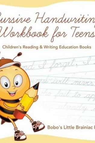 Cover of Cursive Handwriting Workbook for Teens