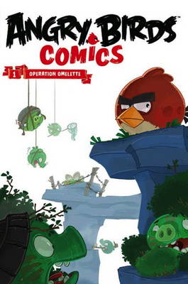 Book cover for Angry Birds Comics