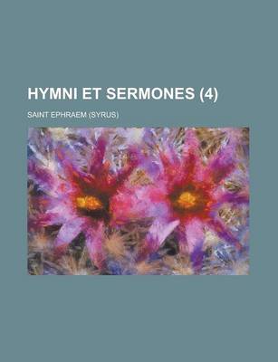 Book cover for Hymni Et Sermones (4 )