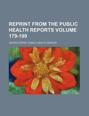 Book cover for Reprint from the Public Health Reports Volume 179-199