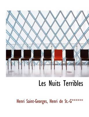 Book cover for Les Nuits Terribles