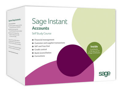 Book cover for Sage Instant Accounts 2010 (V16) Self Study Course