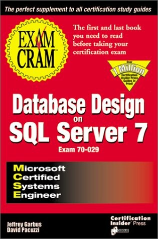 Cover of MCSE Database Design on SQL Server 7 Exam Cram