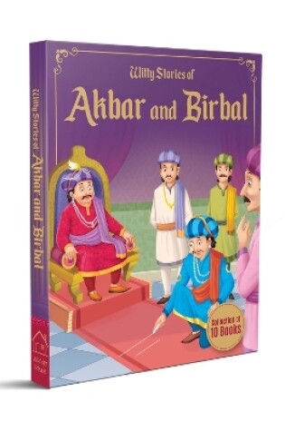 Cover of Witty Stories of Akbar and Birbal - Collection of 10 Books