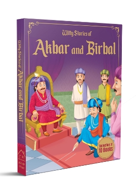 Book cover for Witty Stories of Akbar and Birbal - Collection of 10 Books