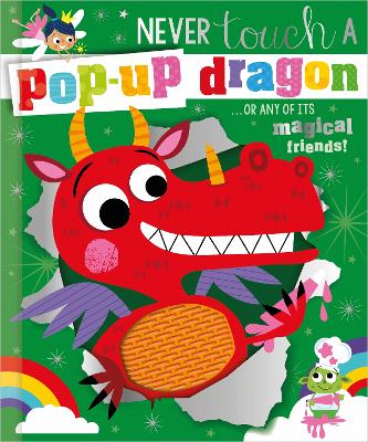 Book cover for Never Touch a Pop-up Dragon