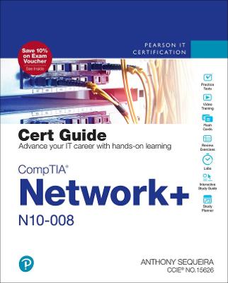 Book cover for CompTIA Network+ N10-008 Cert Guide