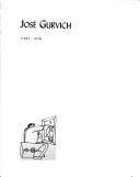 Book cover for Jose Gurvich