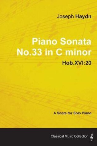 Cover of Joseph Haydn - Piano Sonata No.33 in C Minor - Hob.XVI