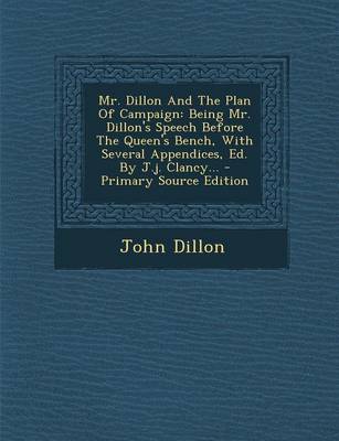 Book cover for Mr. Dillon and the Plan of Campaign