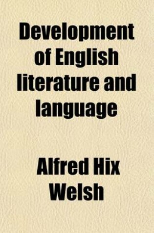 Cover of Development of English Literature and Language (Volume 1-2)