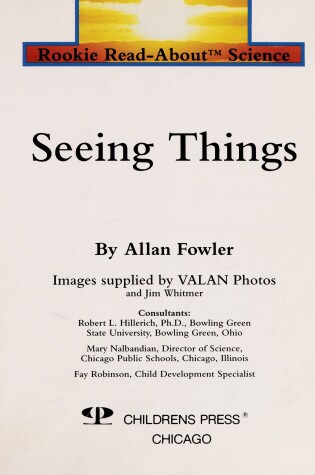 Cover of Seeing Things