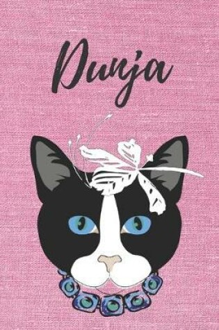 Cover of personalisiertes Notizbuch Katze / Notizheft / Journal / Malbuch / Tagebuch / Kritzelbuch / DIN A5 / Geschenk Dunja