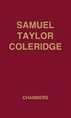 Book cover for Samuel Taylor Coleridge