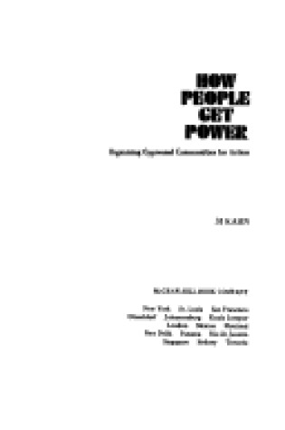 Cover of How People Get Power - P/B - W/B 24