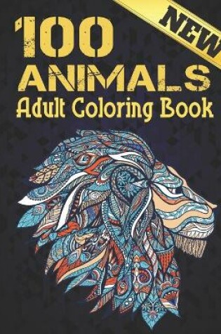 Cover of Animals Adult Coloring Book