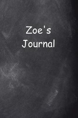 Book cover for Zoe Personalized Name Journal Custom Name Gift Idea Zoe