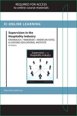 Book cover for Supervision in the Hospitality Industry Online Component (Ahlei) -- Access Card