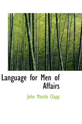 Book cover for Language for Men of Affairs