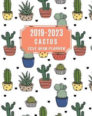 Book cover for 2019-2023 Cactus Five Year Planner