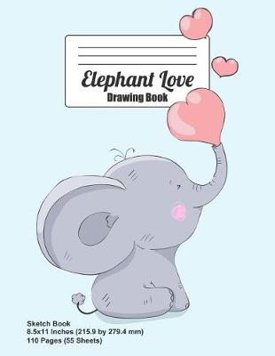 Book cover for Elephant Love Drawing Book