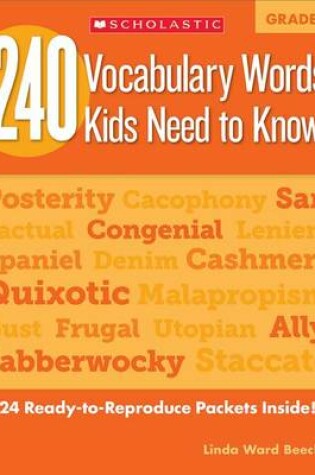 Cover of 240 Vocabulary Words Kids Need to Know: Grade 6