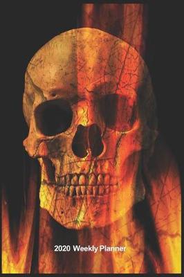 Book cover for Plan On It 2020 Weekly Calendar Planner - Burning Skull