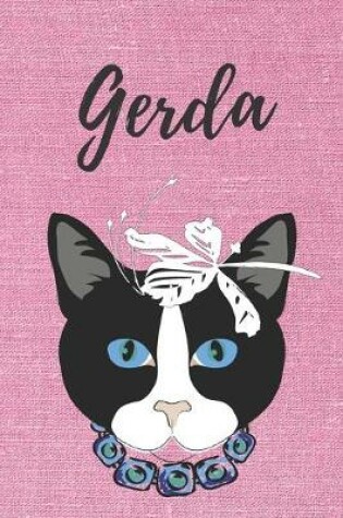 Cover of personalisiertes Notizbuch Katze / Malbuch / Tagebuch / Journal / DIN A5 / Geschenk Gerda