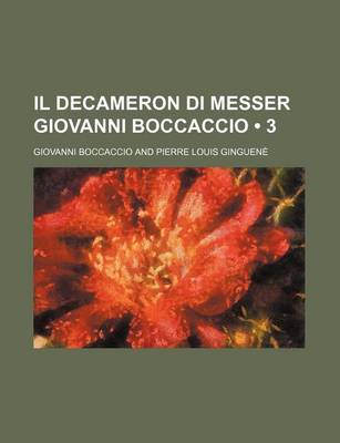 Book cover for Il Decameron Di Messer Giovanni Boccaccio (3)