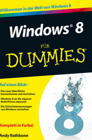 Cover of Windows 8 Fur Dummies