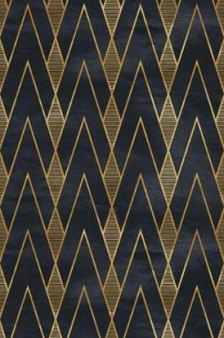 Cover of Elegant Gold - Black Paper Notebook