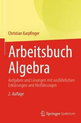 Cover of Arbeitsbuch Algebra