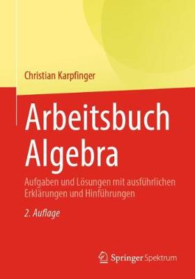 Book cover for Arbeitsbuch Algebra