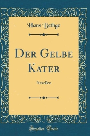 Cover of Der Gelbe Kater