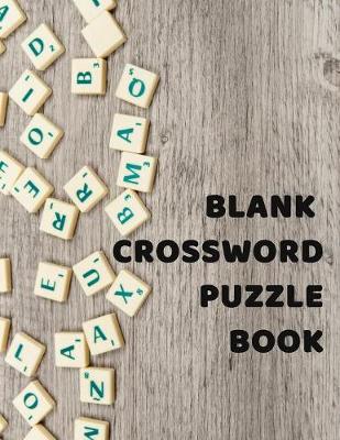 Book cover for Blank Crossword Puzzle Book