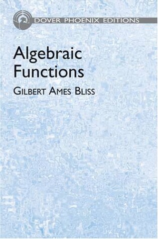 Cover of Alegbraic Functions