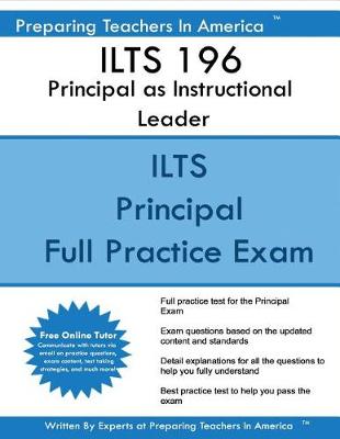 Book cover for ILTS 196 Principal as Instructional Leader