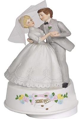 Book cover for Wedding Journal Wedding Cake Topper Figurine