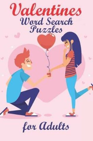Cover of Valentines Word Search Puzzles for Adults