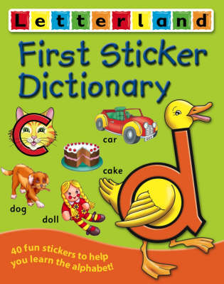 Book cover for First Sticker Dictionary
