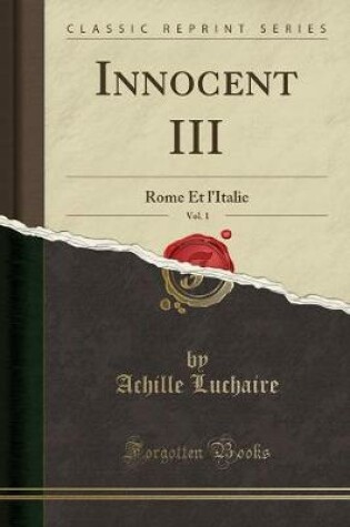 Cover of Innocent III, Vol. 1